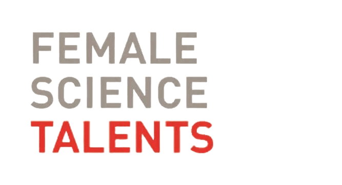Schriftzug Female Science Talents